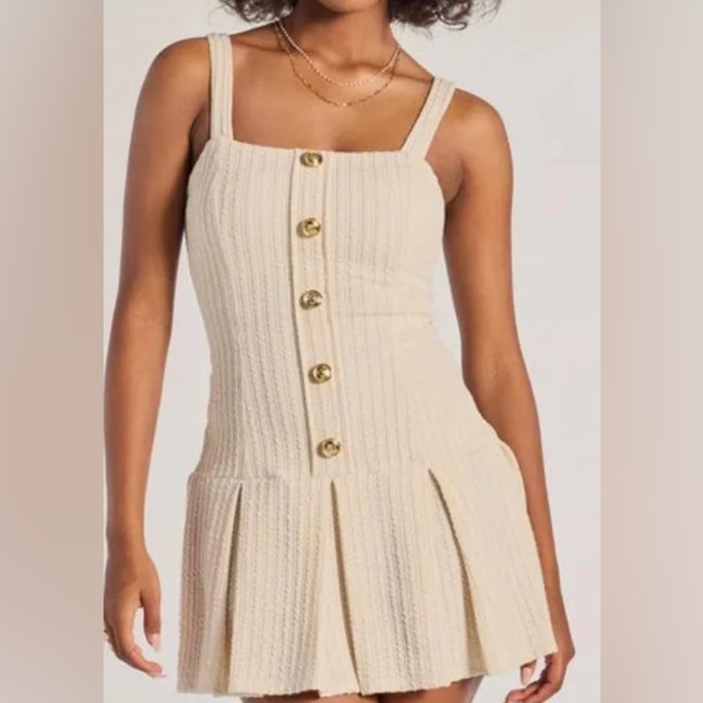 cream windsor mini dress